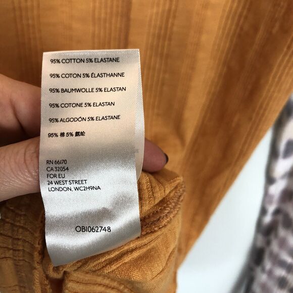 Free People Big Sur Amber Combo Long Sleeve Tie Dye Thermal T-Shirt Womens Small - Picture 6 of 6